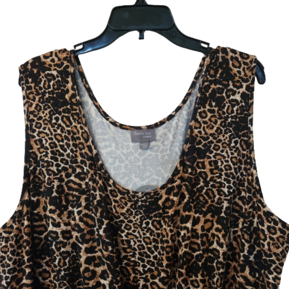 ZIM & ZOE ☆ HOT ANIMAL PRINT ☆ BUTTER SOFT JUMPSUIT ☆ NWT - Picture 4 of 9